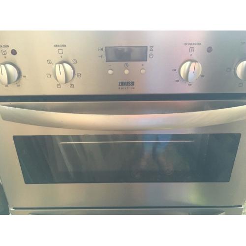 Zanussi double oven USED