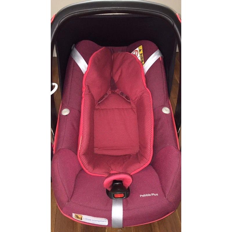 Maxi Cosi Pebble Plus in Robin Red