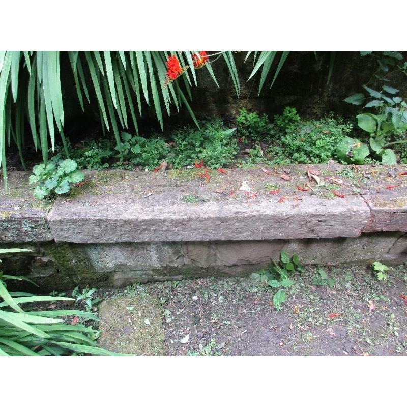 TEN Genuine Old Railway Sleepers. Measuring 4 Foot long.
