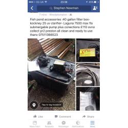 Fish pond accessories