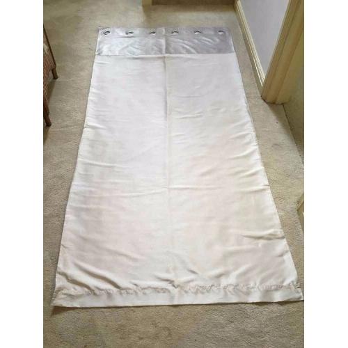 Pair Of Next 'Ella Oyster Eyelet' Curtains 117 X 229cm (46 X 90)