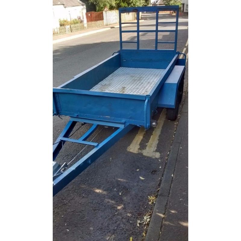 Indespension plant digger quad trailer