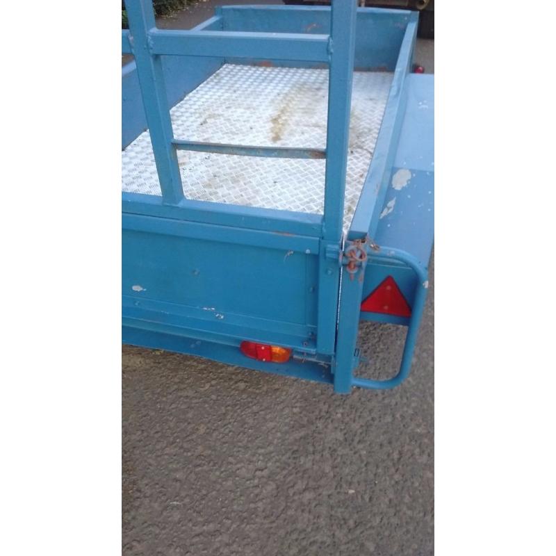Indespension plant digger quad trailer