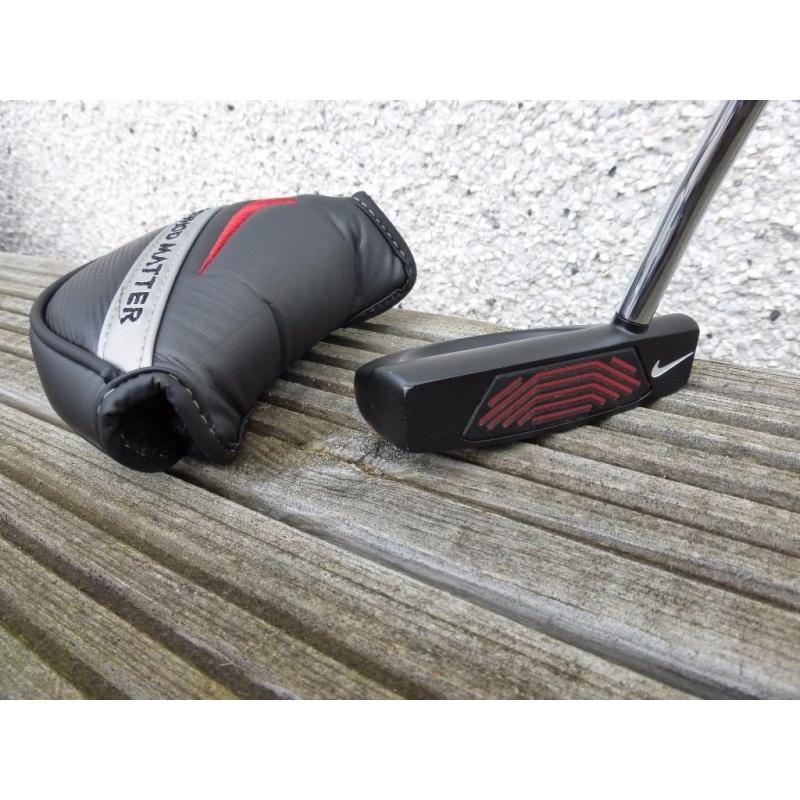 Nike Method Matter Putter. 35 inches, with headcover and brand new Superstroke 2.0 grip