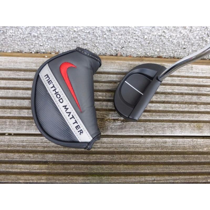 Nike Method Matter Putter. 35 inches, with headcover and brand new Superstroke 2.0 grip