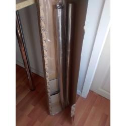 Adjustable chrome leg for worktops or kitchen bars (brand new, nearly half price!)