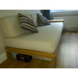 Oak sofa bed