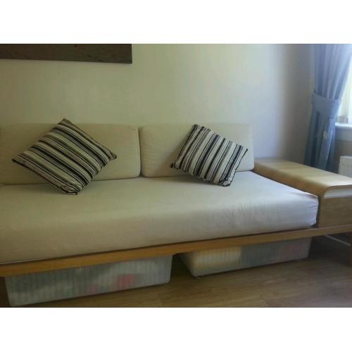 Oak sofa bed