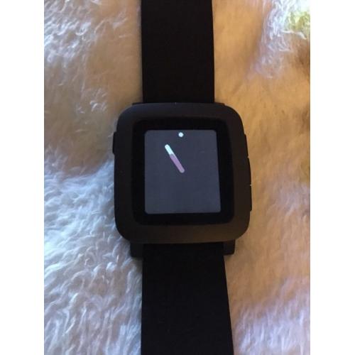 Pebble time smart watch iOS and android compatible only 3 weeks old