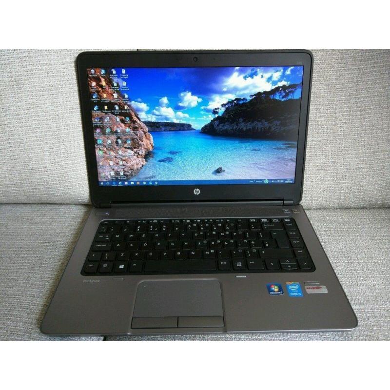 LAPTOP HP ProBook 14" 16 GB RAM 2.7 GHz, - 3.4 GHz INTEL i5 SOLID STATE DRIVE