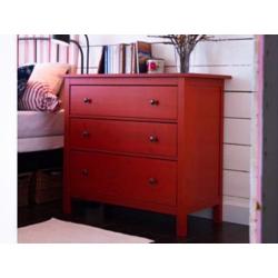 Ikea Hemnes Drawers Draws in Red