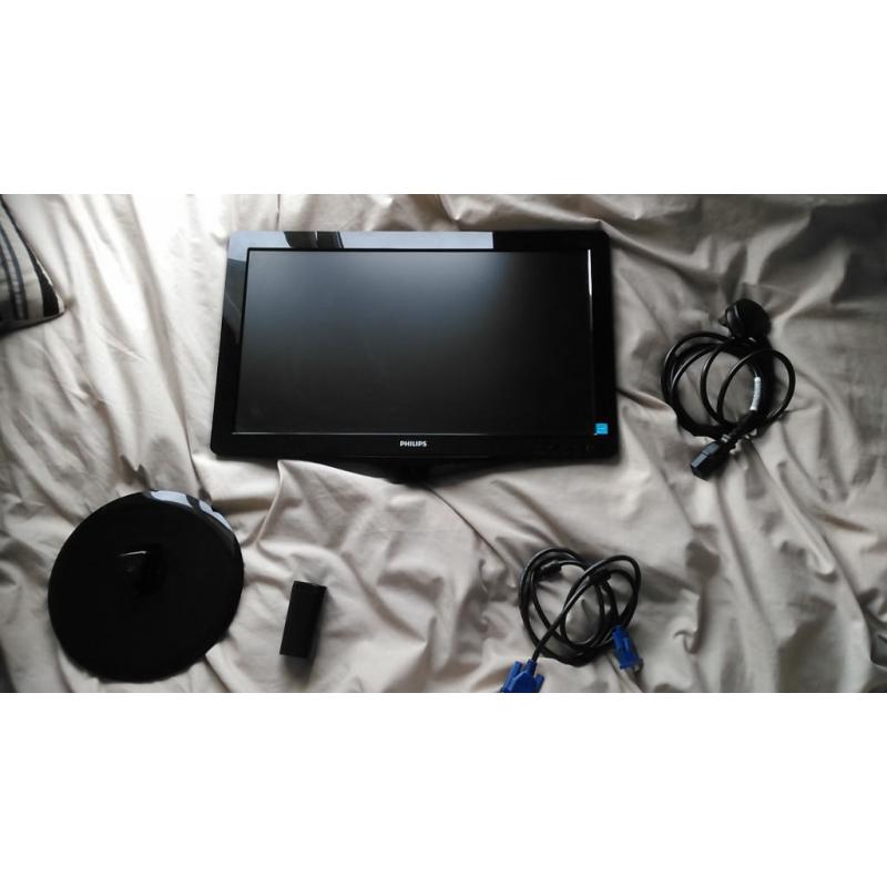 Philips V-line 196V3LSB - LED monitor - 18.5"
