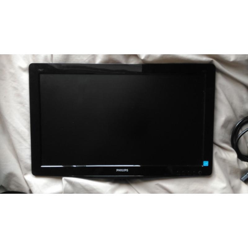 Philips V-line 196V3LSB - LED monitor - 18.5"