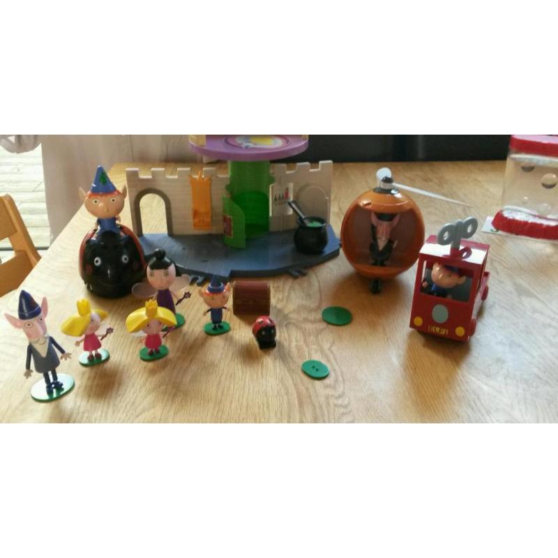 Ben and Holly play sets