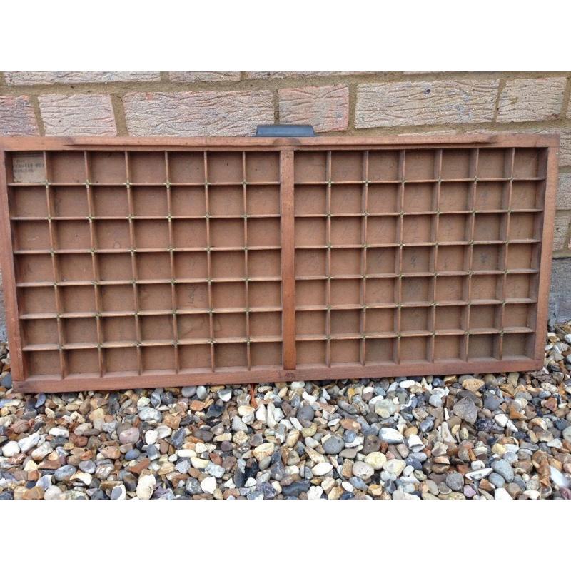 Old 'Cambridge University Press' - letter printing key frame