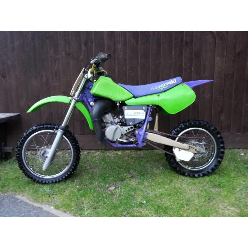KAWASAKI KX60 NICE TIDY EXAMPLE KIDS MOTOCROSS MX MOTORBIKE