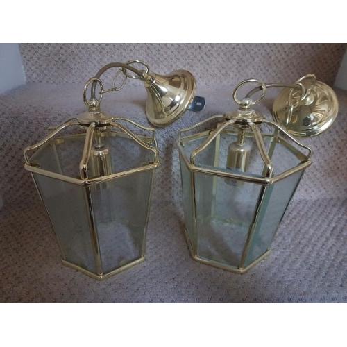 Brass light fittings
