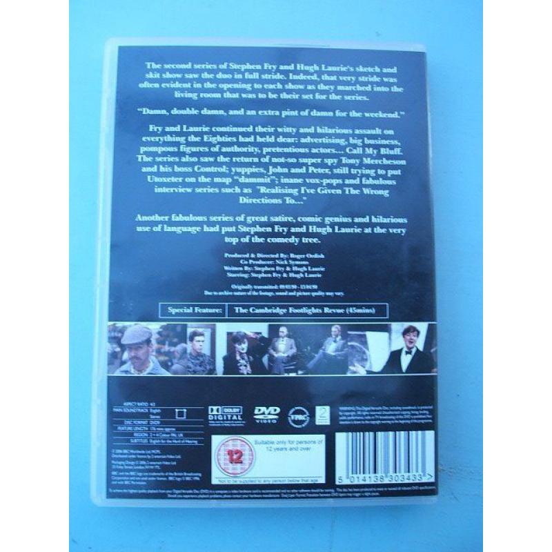 DVD A Bit of Fry & Laurie Series 2 BBC Stephen Fry & Hugh Laurie Cambridge Footlights Revue