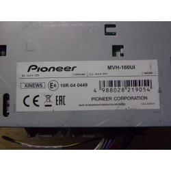 PIONEER MVH-160UI - IPHONE IPOD AUDIO RADIO WMA AUX IN USB MP3 - LEADS INCLUDED