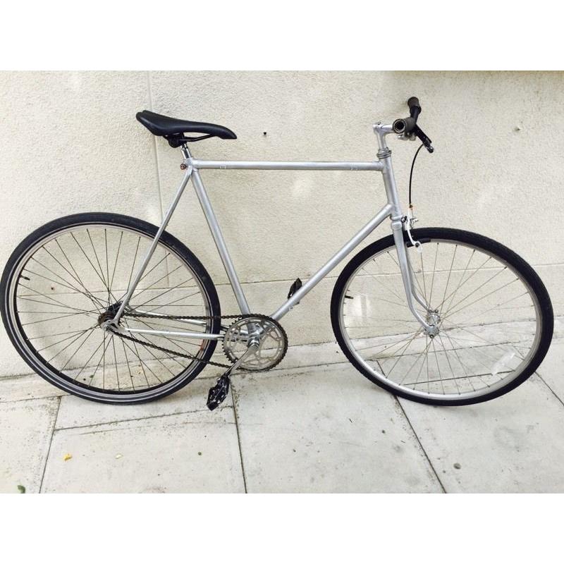 Single speed track bike ( silver ) vx