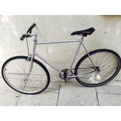 Single speed track bike ( silver ) vx