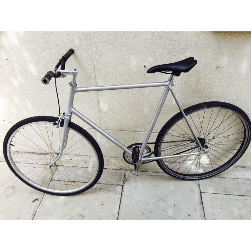 Single speed track bike ( silver ) vx