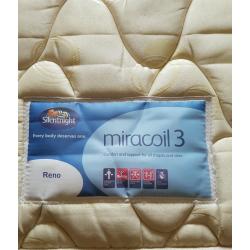 Mattress. Double size. 4.6. Silentnight Miracoul 3