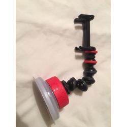 Joby Suction Cup and GorrilaPod arm