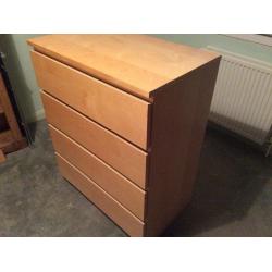 IKEA malm drawers