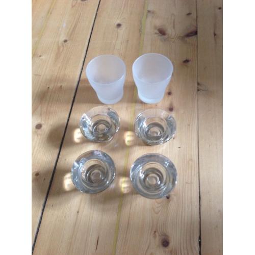 Candleholders and cups