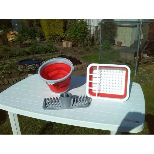 CAMPING KITCHEN EQUIPMENT.