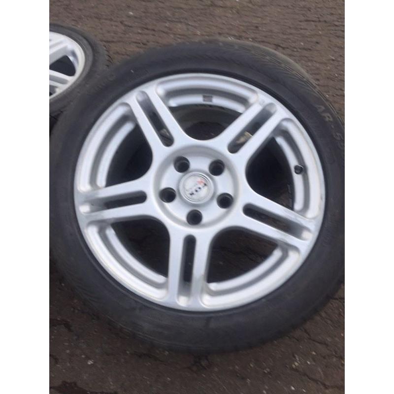 16 inch Fox alloy wheels 5 x 112