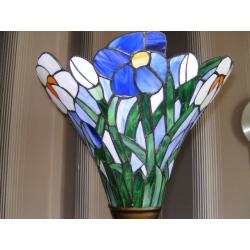Stunning Tiffany Lamp In Rare Blue Tiffany Design