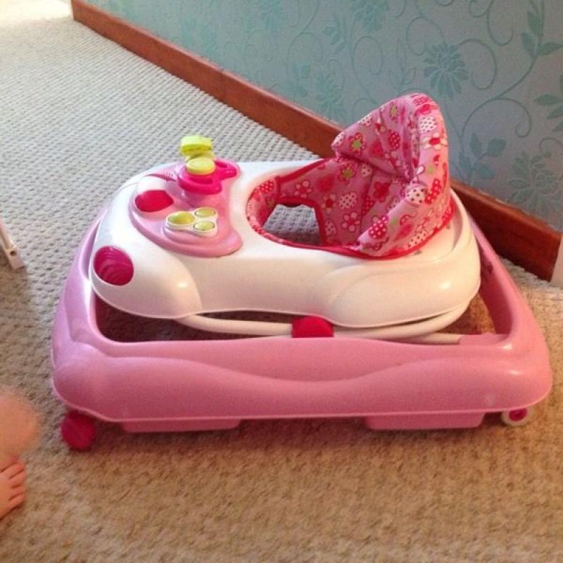 Strawberry baby walker