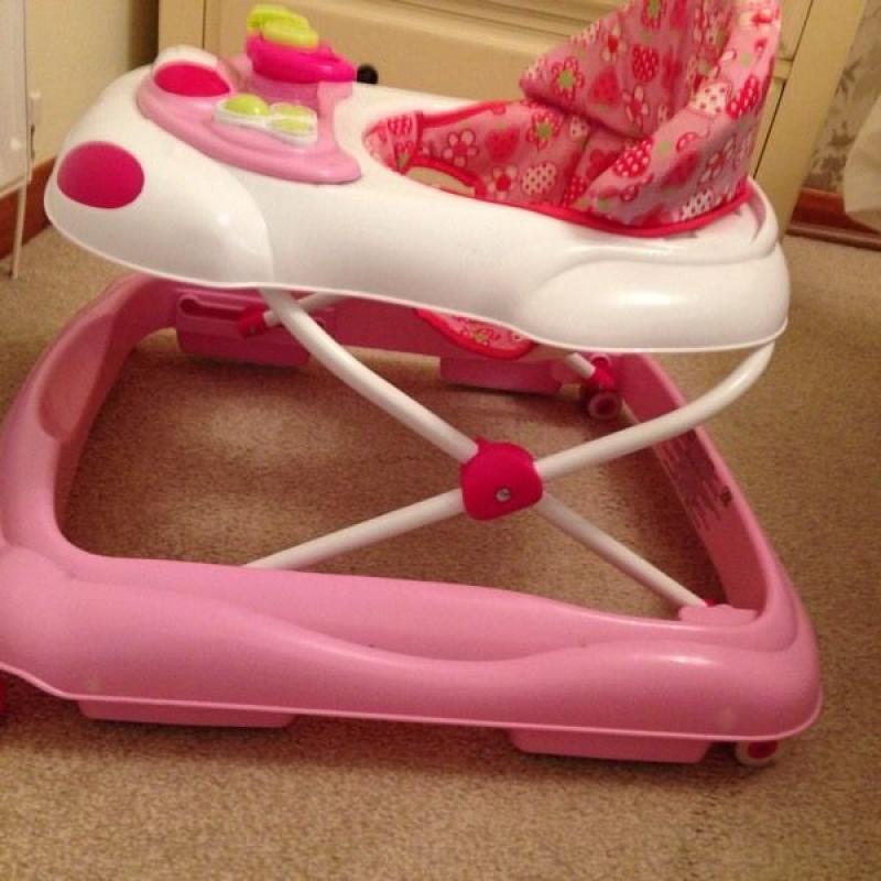 Strawberry baby walker