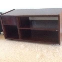 Dark wood unit