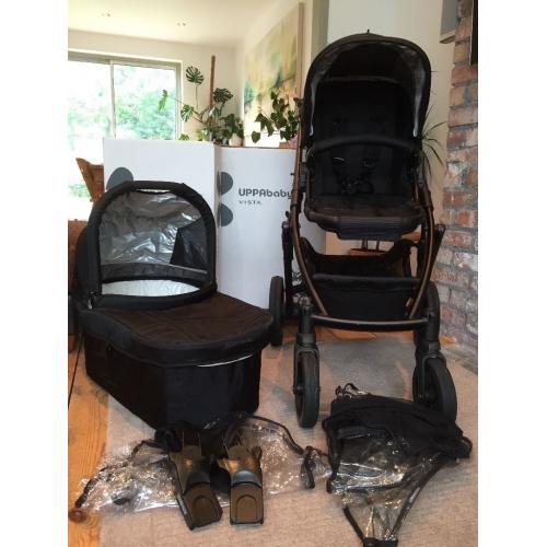 Uppababy Vista Jake Black 2012 Travel System