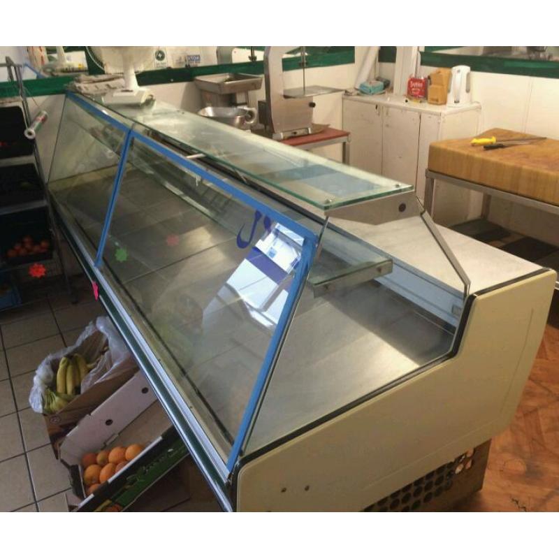 Display fridge meat counter chiller