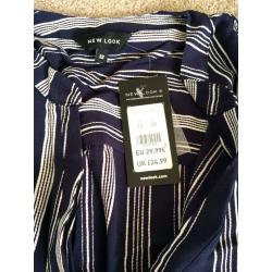 BN NEW LOOK ladies shirt dress size 12