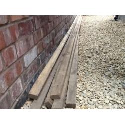 6 full lengths of 2" X 1" X 4.8m long wood batons.