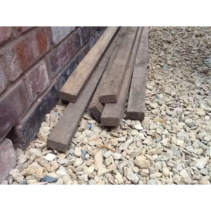 6 full lengths of 2" X 1" X 4.8m long wood batons.