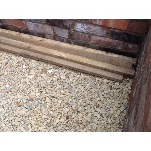 6 full lengths of 2" X 1" X 4.8m long wood batons.
