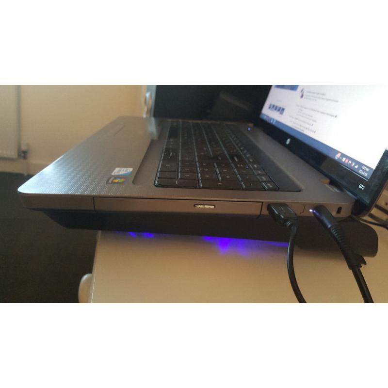 HP G72 laptop 17.3" screen 500GB HDD 4GB RAM 2.2Ghz Windows 7 Intel Pantium in very good condition