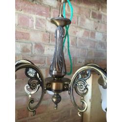 hanging lights hand crafted ceiling lights ( one off )
