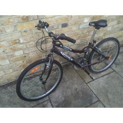 Small women's Emelle nightshade bicycle 5 gears