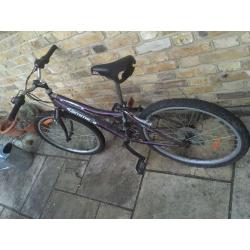 Small women's Emelle nightshade bicycle 5 gears