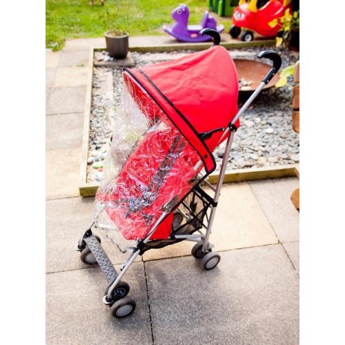 Red Lightweight Fold-up Baby/ Toddler Buggy