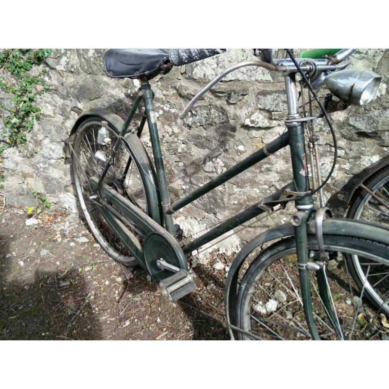 Vintage Raleigh bikes