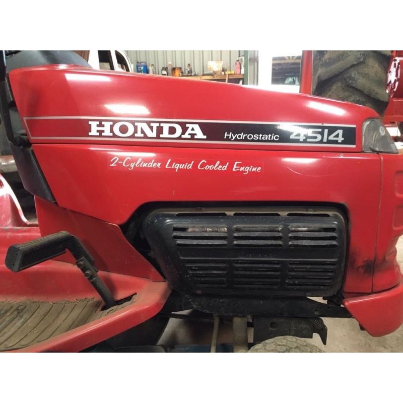 Honda 4514 ride on mower, good cutter hydrostatic drive.