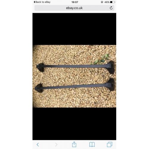 Vauxhall zafira roof bars